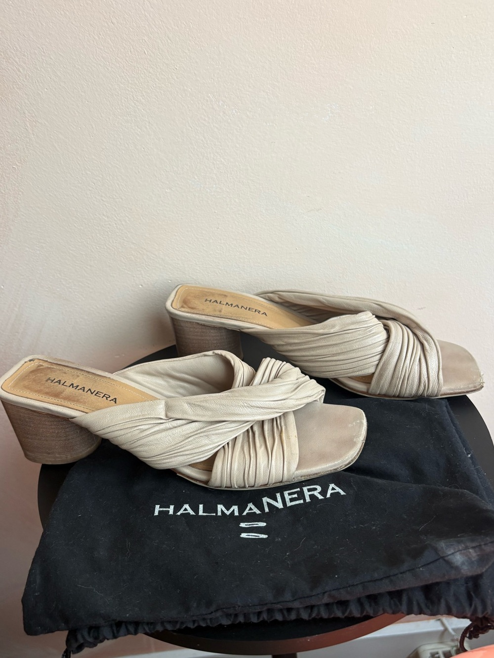Halmanera Leather Mules - Picture 2 of 5